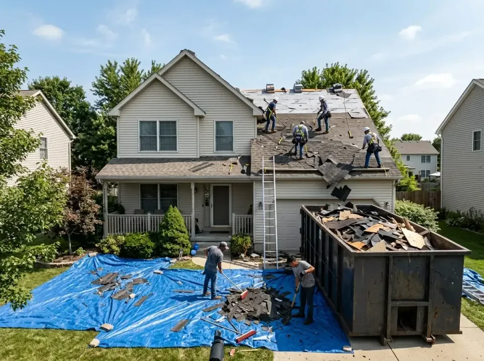 roof-replacement-debris-remova-004 — frequently asked questions, Cheapest Dumpster Rentals in Knox, IN
